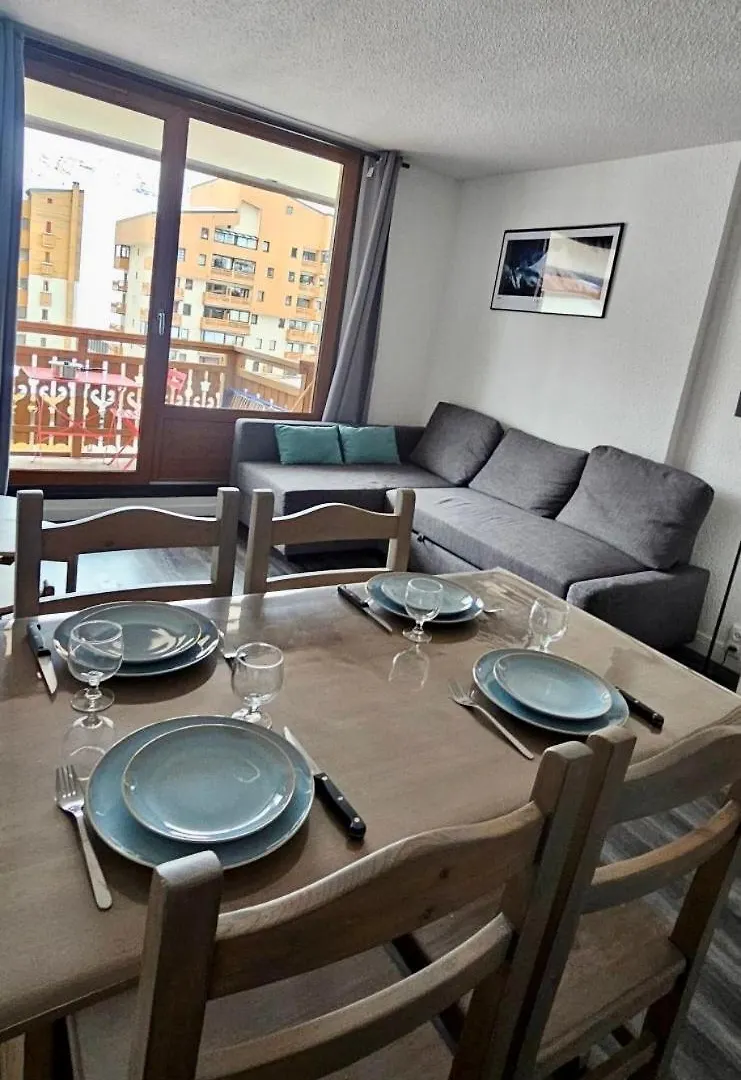 Val Thorens Studio 4 Pers Residence La Roche Blanche Валь-Торанс